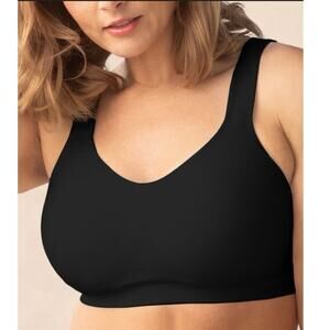 Shapermint Truekind Large Black Daily Comfort Wireless Shaper Bra 10022 Extender